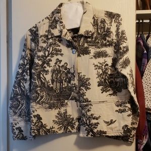 New Identity Printed Blazer